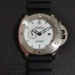 Best Quality Replica Panerai Luminor Submersible White Face Steel Case Watch 